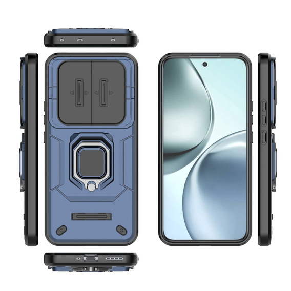 Case for Realme 14 Pro+ 5G, CamShield Slide, blue