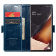 CASEME flip case for Samsung Galaxy Note 20 Ultra, Waxy Textublue, blue