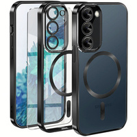 Case for Samsung Galaxy S20 FE, Electro MagSafe, black + Screen Glass