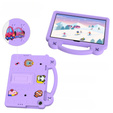 Children's case for Lenovo Tab M10 10.1 Gen 3 TB-328FU/TB-328XU, Cute Patterns, with stand, purple