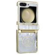 Case for Samsung Galaxy Z Flip 5 5G, Mechanical Legend, gold