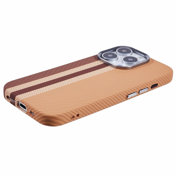 MagSafe's iPhone 16 Pro Max Case, Carbon Fiber, yellow