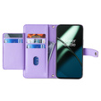 Flip case for OnePlus 12 5G, Wallet Zipper Pocket, purple