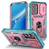 Case for Samsung Galaxy A54 5G, Slide Lens Lid, Green