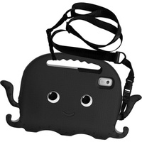 Children's case for Lenovo Tab M9, with handle, octopus, black