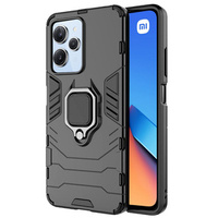 Case for Xiaomi Redmi 12, Kickstand Ring, black