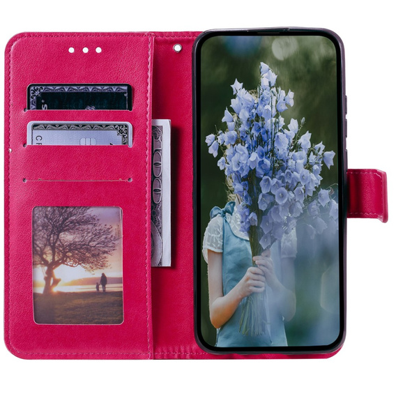 Flip case for Samsung Galaxy A35 5G, Mandala, pink