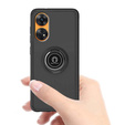 Case for Oppo Reno8 T, Frosted Ring, black