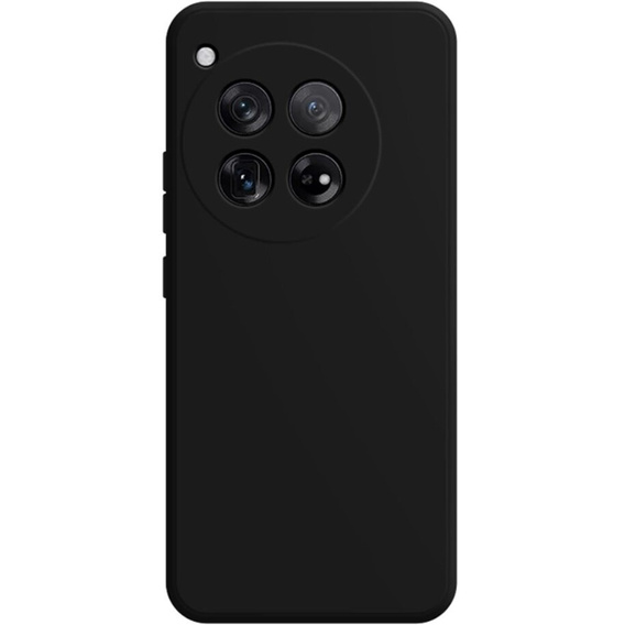 Case for OnePlus 12 5G, Silicone Lite, black