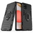 Case for Samsung Galaxy A42 5G, Kickstand Ring, black
