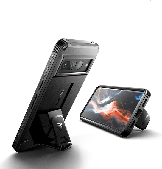Armored case for Google Pixel 7 Pro, Dexnor Full Body, black