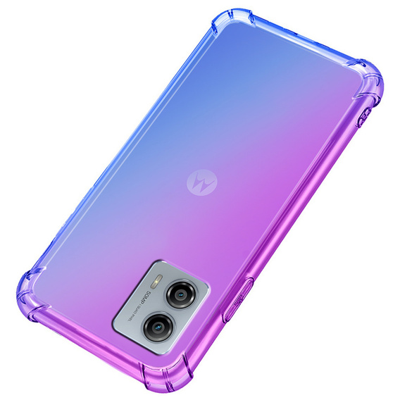 Case for Motorola Moto G73 5G, Gradient Dropproof, Purple / blue