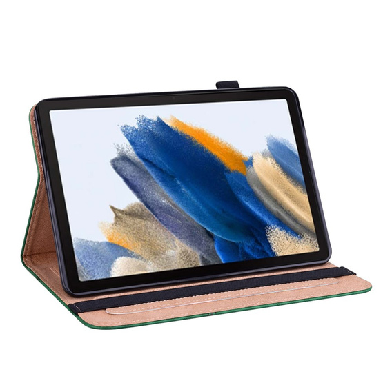 Case for Samsung Galaxy Tab A9+, Classic, with space for stylus, green