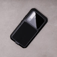 Love Mei Case for Samsung Galaxy A54 5G, armored with glass, black