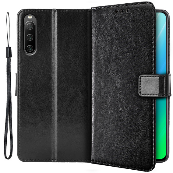 Flip case for Sony Xperia 10 IV, Wallet, black