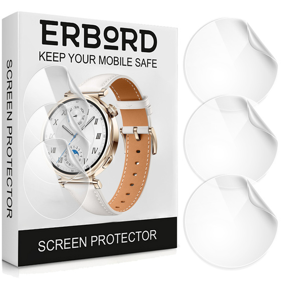 3x ERBORD hydrogel film for Huawei Watch GT 5 41mm
