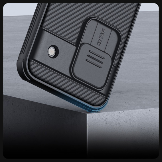 NILLKIN Case for Google Pixel 8A, Silicone CamShield Case for MagSafe, black