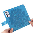 Flip case for Samsung Galaxy A33 5G, Mandala Flower, blue
