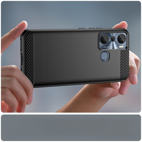 Case for Infinix Hot 20i, Carbon, black