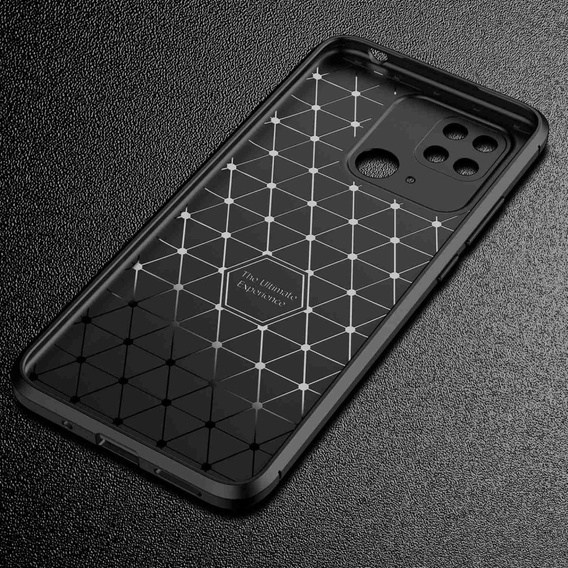 Case for Xiaomi Redmi 10C, Carbon Gel, black