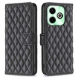 Flip case for Infinix Hot 40i, Wallet, BINFEN COLOR, black