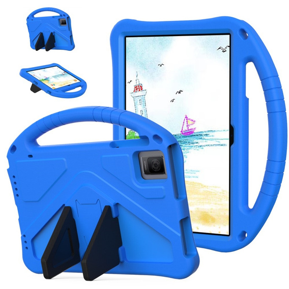 Children's case for T Tablet 5G, with handle, blue
