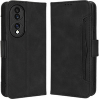 Flip case for Honor 70 5G, Card Slot, black