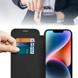 Flip case for iPhone 14 Pro Max, RFID Wallet MagSafe CamShield, black