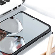 Case for OnePlus Nord 4, with magnetic sheet, transparent / black
