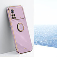 Case for Xiaomi Poco X4 Pro 5G, Electro Ring, purple