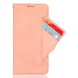 Flip case for Xiaomi Poco F7 Pro, Card Slot, pink