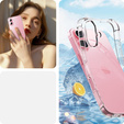 Case for iPhone 16 Plus, Erbord Dropproof, transparent + Glass