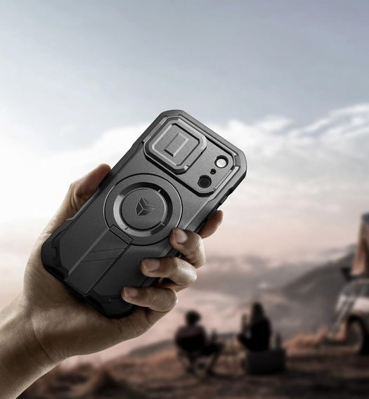 Dexnor armoured case with stand and camera shutter, for MagSafe for iPhone 17 Pro Max