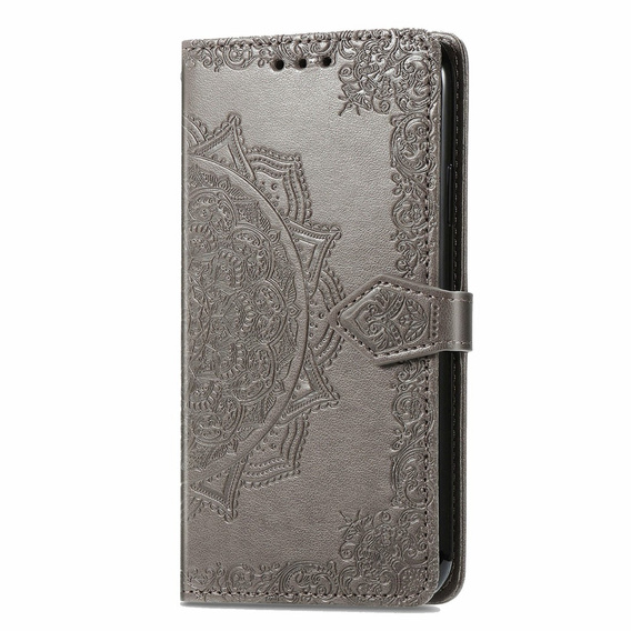 Flip case for Motorola Moto G24 / G24 Power / G04, Mandala, grey