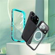 Case for iPhone 17 Pro, Waterproof IP68, SHELLBOX MagSafe, blue