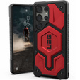 Urban Armor Gear case for Samsung Galaxy S25 Ultra, Monarch Pro MagSafe, red