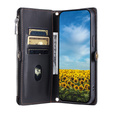 Flip case for Xiaomi Redmi 14C / Xiaomi Poco C75, Wallet Zipper Pocket, black