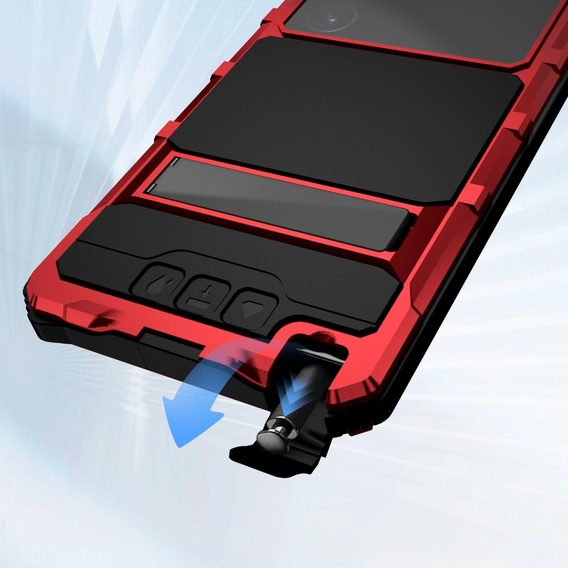 Armored case for Samsung Galaxy S25 Ultra, R-JUST, red
