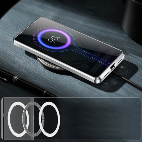 Camera Protection Case for Google Pixel 8 Pro, CamShield MagSafe, transparent / silver