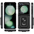 Armor Case for Samsung Galaxy Z Flip7 FE / Z Flip6, Nox Case Ring, black