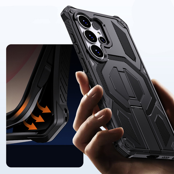 MagSafe-compatible protective case with stand for Samsung Galaxy S26 Ultra