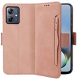 Flip case for Motorola Moto G54 5G, Card Slot, pink