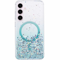 Case for Samsung Galaxy S24+ Plus, Glittery, for MagSafe, green