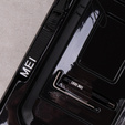 Love Mei Case for Samsung Galaxy A54 5G, armored with glass, black