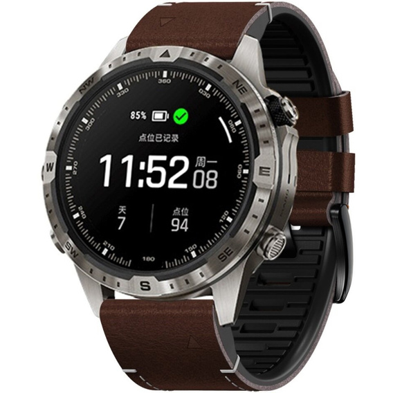 Quickfit leather strap for Garmin Fenix 5/6/6 PRO/7 Forerunner 965/955/945