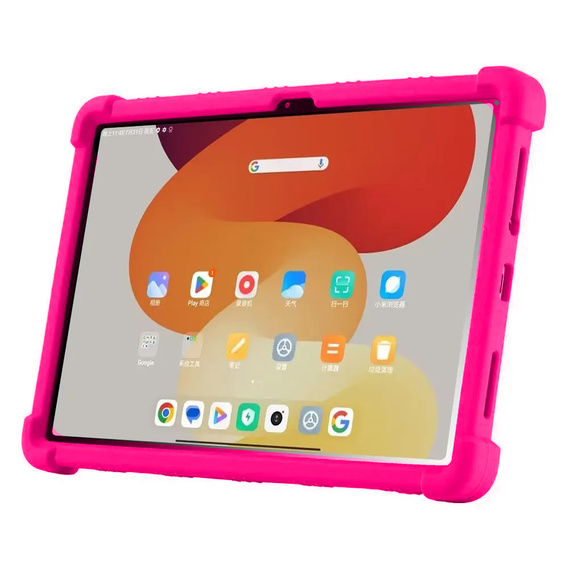 Silicone case for Xiaomi Redmi Pad SE 11", Impact, armor, pink