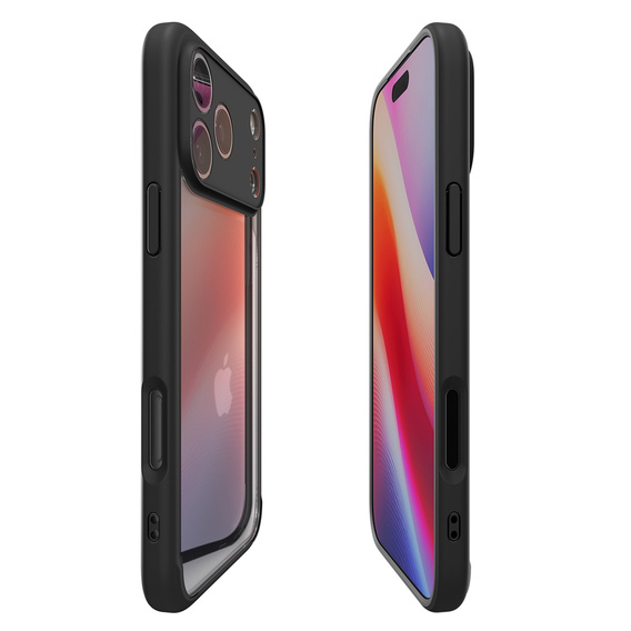 Spigen Ultra Hybrid Case for iPhone 17 Pro Max, Matte Black