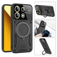 BENKS Kevlar Case for Xiaomi Redmi Note 13 Pro 4G / Xiaomi Redmi Note 14S / Xiaomi Poco M6 Pro 4G, for MagSafe, Carbon Fiber, black
