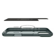 Spigen case for iPhone 16 Pro, Thin Fit Mag, green + 9H tempered glass