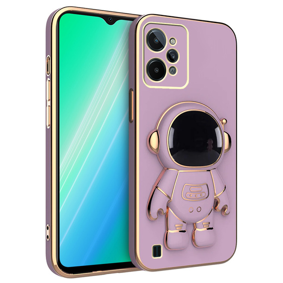 Case for Realme C31, Astronaut, purple